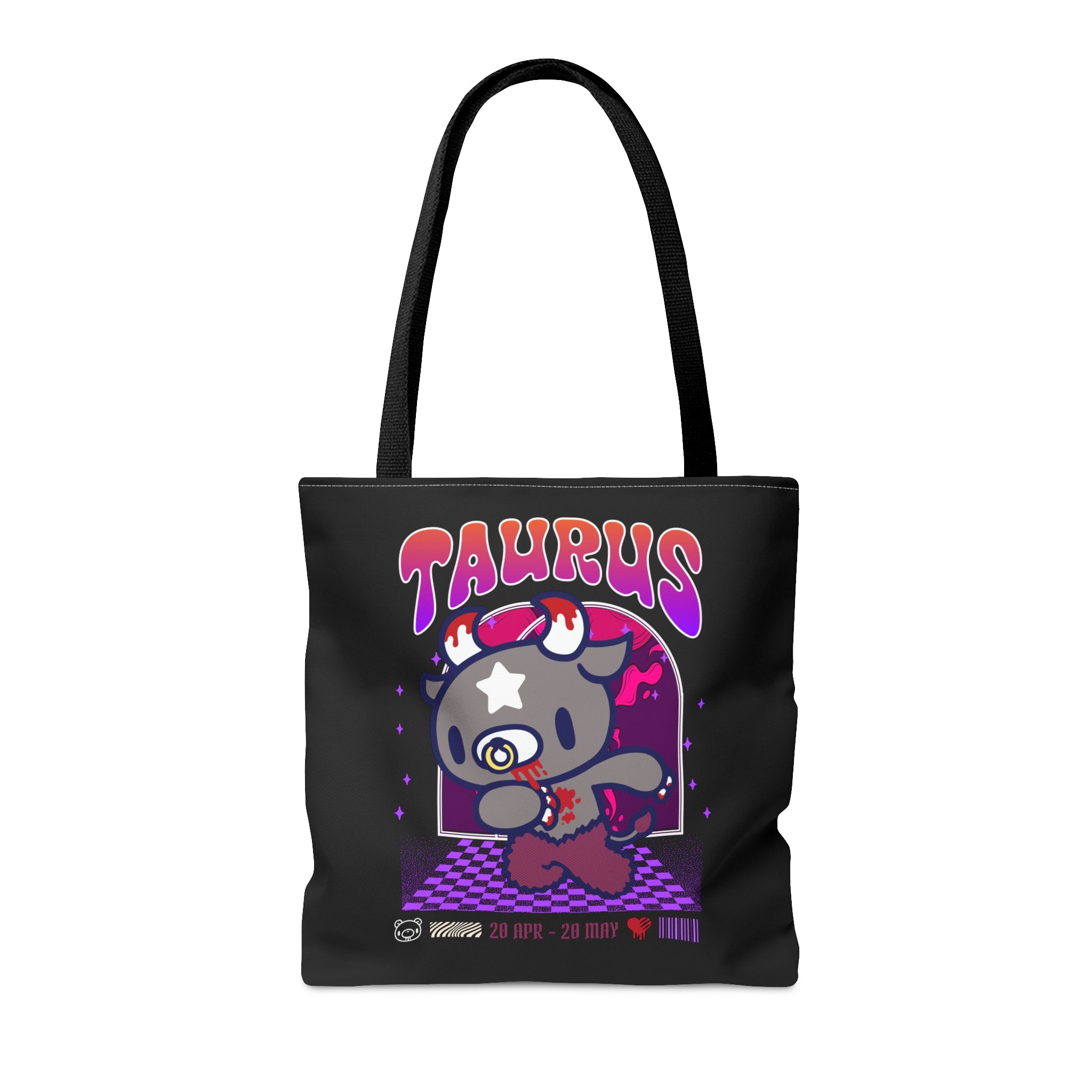 Gloomy Taurus  Zodiac Tote Bag